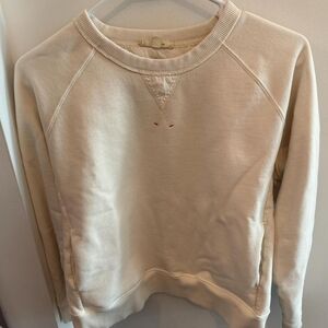 Madewell Crewneck Sweatshirt With Side Pockets M